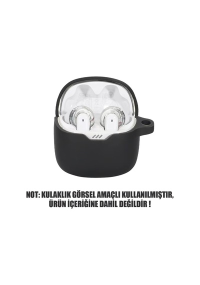 Microsonic Jbl Uyumlu Tune Flex Mat Silikon Kılıf Siyah