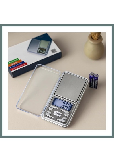 Ventra Mini Hassas Terazi 300g/0.01g 6x12 Cm Şeffaf Kapaklı, Pilli Ventra
