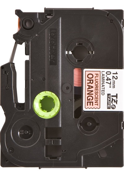 Brother P-Touch TZE-B31 TZE-Tape 12 MM Sarı Üzerine Siyah Laminasy