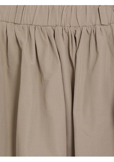 Lcw Modest Haki Beli Lastikli Poplin Kloş Etek
