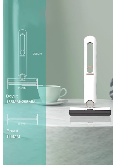 Neutron NTL-PM-15 Taşınabilir Mini Mop Temizlik Paspası ve Cam Silme Aparatı Beyaz