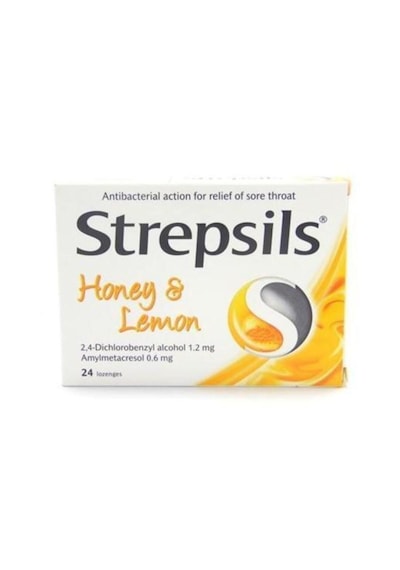 Strepsils Limon&Bal Aromalı pastil+Strepsils Mentollü 24 pastil
