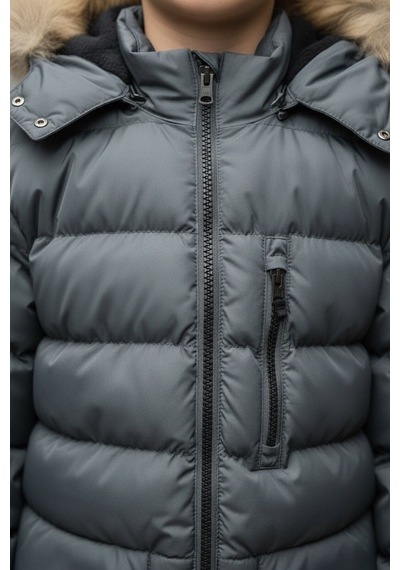 Benitto Kids Erkek Çocuk Şişme Mont 51334 Antrasit
