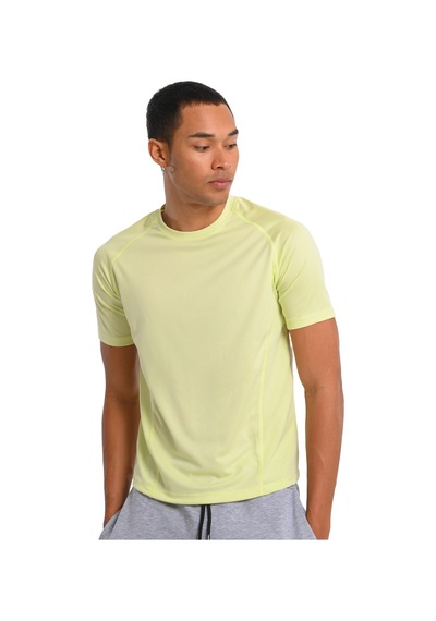 Sportive Huelva Erkek Sarı Koşu T-shirt 24ke002-ysl 1656118 Sari