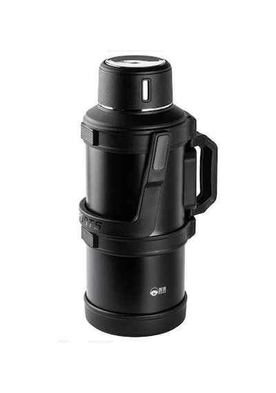Tantitoni Okadı Outdoor Siyah Paslanmaz Çelik Termos 5 Litre