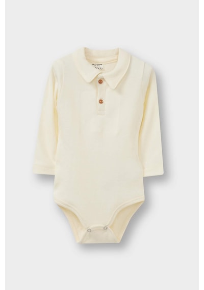 Defacto 3'lü Takım Triko Yelek Uzun Kollu Çıtçıtlı Body Pantolon Erkek Bebek C9597A524AU Gri