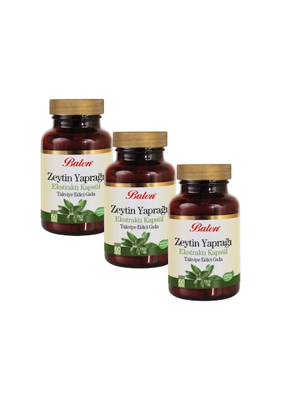 Balen Zeytin Yaprağı Ekstraktı Kapsül 620 MG 60 Kapsül 3 Adet