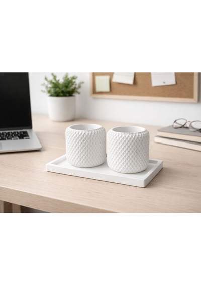 Altlıklı 2 Li Dekoratif Obje Minimal & İskandinav Tasarım