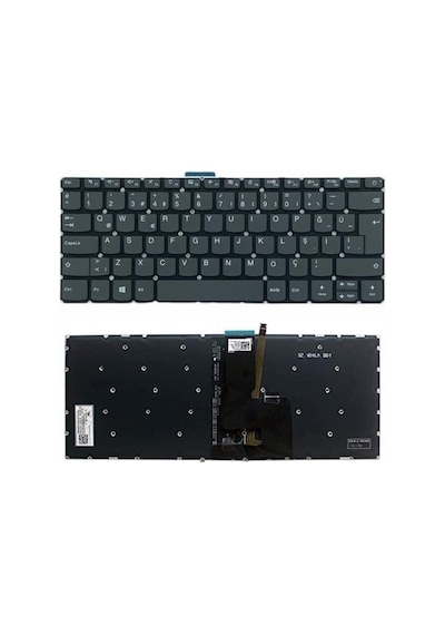 Lenovo Uyumlu Yoga 720-15Ikb Notebook Klavye (Siyah Tr) Işıklı - 557443457