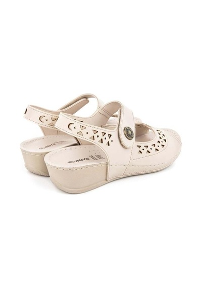 Muya Terra 31130-045 Anatomik Taban Kadın Sandalet Full Krem 36-40 Krem