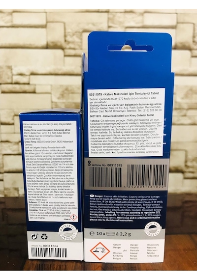 Kahve-Espresso Makineleri Ve Su Isıtıcıları İçin Temizleme Tablet