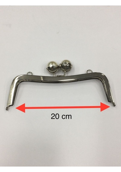 Karantuhafiye Çanta Ve Cüzdan Klipsi Burs Incili Model 20 Cm Gümüş Gümüş