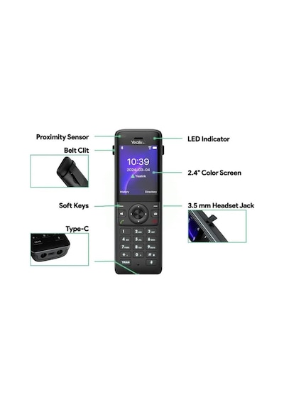 Yealınk Ax83h Wıfı Ip Dect Telefon-203587