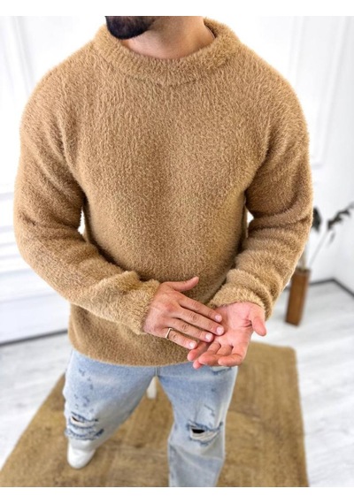 Elku Moda Kazak Oversize Tüylenmez Polar Kazak Bol Kesim Naturel Pamuk Rahat Kesim Salaş Peluş Kazak Taba Elku Moda Kazak Oversize Tüylenmez Polar Kazak Bol Kesim Naturel Pamuk Rahat Kesim Salaş Peluş Kazak Taba