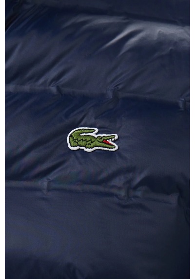 Lacoste Synthetic Fill Jacket Gizlenebilir Kapişonlu Şişme Erkek Mont Lacivert