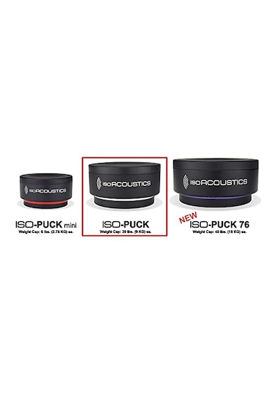 Iso-puck Serisi Akustik İzolatörler Iso-puck, 20lb Maks/birim, 2'li Paket