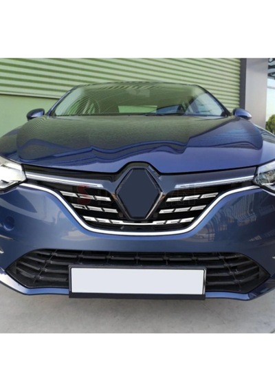 Megane 4 Uyumlu Ön Panjur Krom Makyajlı Kasa 5 Parça 2021 Krom Kalınlığı: 0,6 Mm
