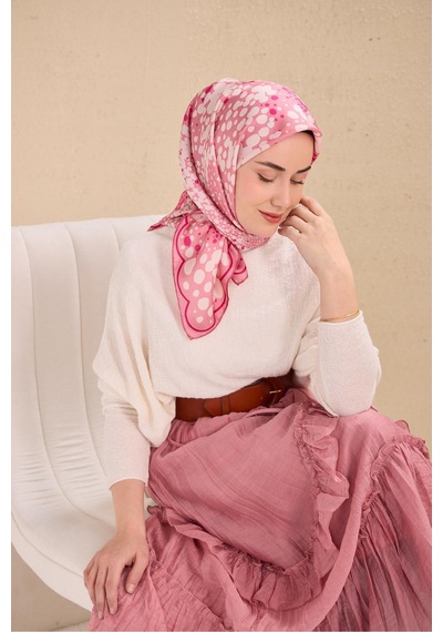 Silk Home Twill İpek Eşarp 11515-13 Pembe