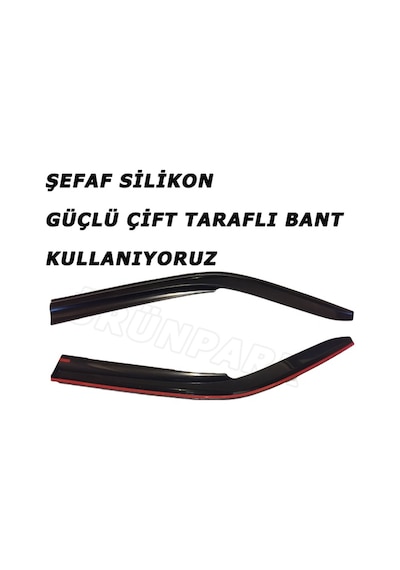 Transporter Cam Rüzgarlığı 2'Li T5-T6 Uyumlu