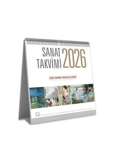 Sanat Takvimi 2026 Masa Takvimi