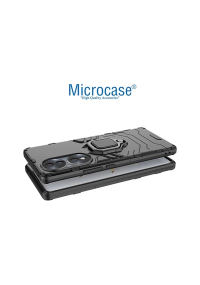 Microcase Honor 70 Batman Serisi Yüzük Standlı Armor Kılıf-Al3349