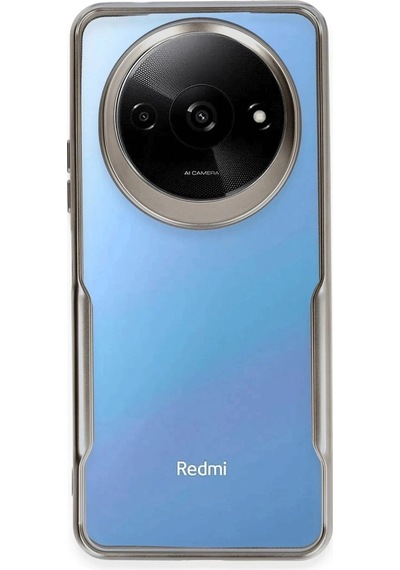 Durukar Redmi A3 4g Kılıf Boyi Silikon Kapak - Titan Gri