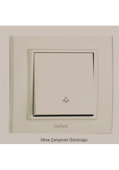 Ovivo Mina Krem Lıght Çerçeveli