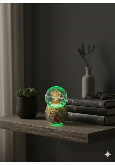 Rgb Işıklı , Müzikli , Oyuncak Figürlü Kar Küresi
