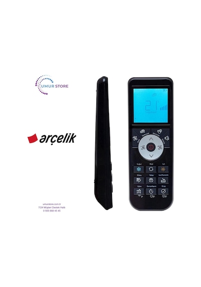 Arçelik 18561 Uyumlu İnverter Klima Kumandası