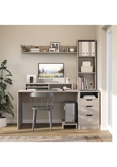 Mode Kitaplıklı Ve Raflı Çalışma Masası , Çalışma Ofis Masası , Bilgisayar Masası, Çekmeceli Çalışma Masası Kumtaşı Mode Kitaplıklı Ve Raflı Çalışma Masası , Çalışma Ofis Masası , Bilgisayar Masası, Çekmeceli Çalışma Masası Kumtaşı