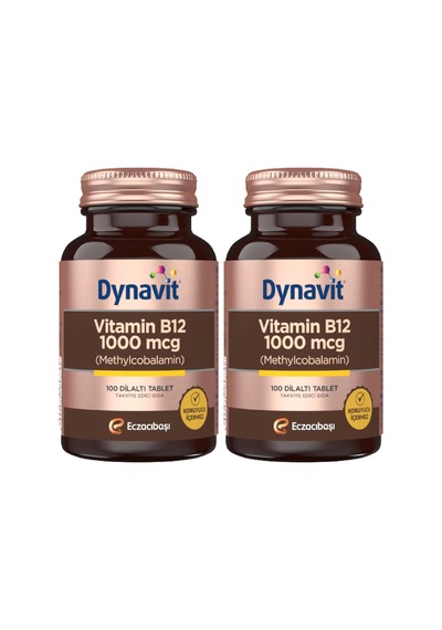 Methylcobalamin Vitamin B12 1000 Mcg 100 Dilaltı Tablet - Vitamin B12 Metilkobalamin 2 Paketi