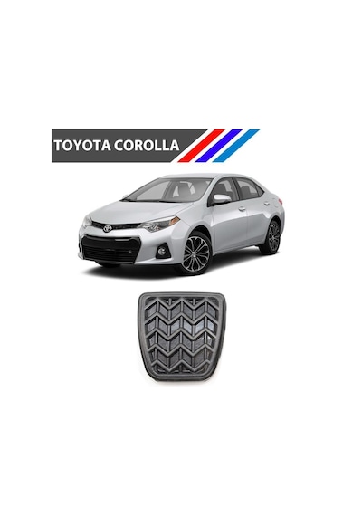 Toyota Corolla Uyumlu Debriyaj Ve Fren Pedal Lastigi 2 Adetli Set 546394289