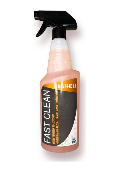 Fast Clean Yüzey Temizlik Solüsyonu Hijyenik Masa Tezgah Cam Ve Ayna Temizleyici 750ml