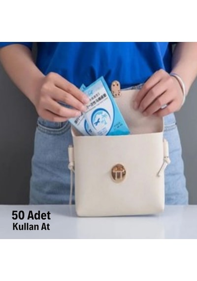 50 Adet Kullan At Pratik Kullanımlı Hijyenik Klozet Kapağı Poşeti Diğer