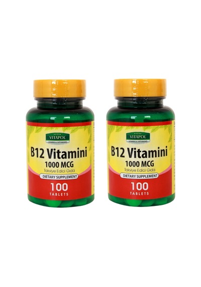 Vitapol Vitamin B12 100 Tablet 2 Adet Şubat 2024
