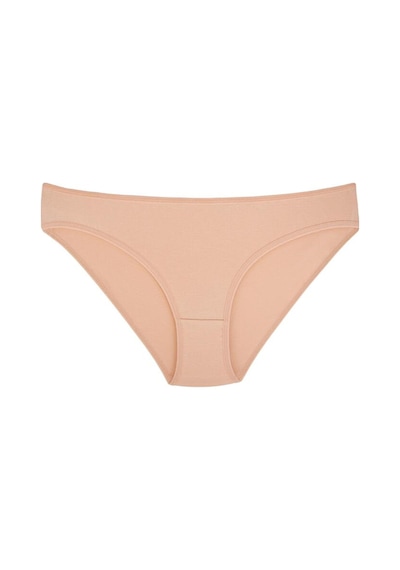 Sebatingo Kadın Külot Bikini Pamuklu Ten Rengi 7 Li Paket