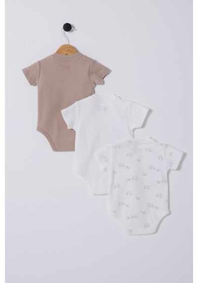 U.S. Polo Assn. U.s. Polo Assn Erkek Bebek Beyaz Body Zıbın Beyaz