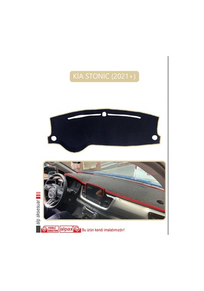 Kia Stonıc 2021+torpido Koruma Halısı Bej Kenar