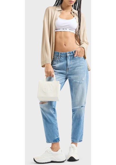 Armani Exchange Bayan Kot Pantolon 3dyj16 Y16gz 05el Açık Mavi