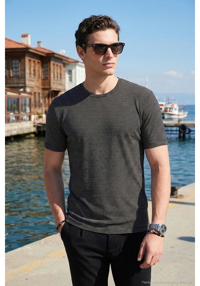 Buratti Erkek T Shirt 5904030 Siyah Siyah