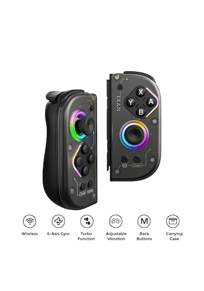 Nyxı Hyperion 2 Kablosuz Joypad Nintendo Switch / Switch Oled İçin - Hall Effect Joystick, Rgb Aydınlatma, Mikro Switch Buton Ve Tetikleyici Joycon