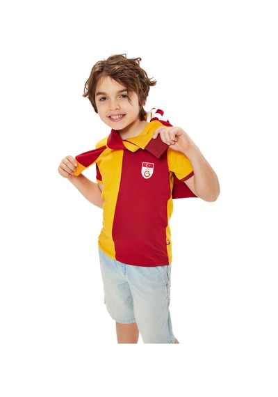 Gsstore Galatasaray Çocuk Metin Oktay T-shirt Xyz Sarı - Kırmızı