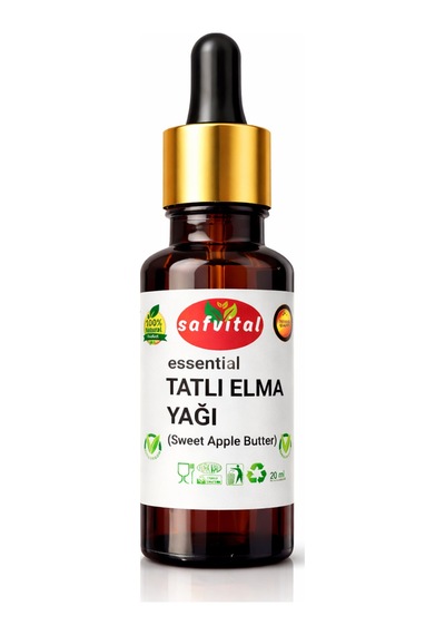 Safvital Tatlı Elma Yağı 20 Ml Aromatik Bakım Yağı Saç Ve Cilt İçin Ferahlatıcı Nemlendirici Yağ