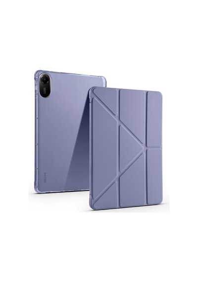 Redmi Pad 2 Tablet Kılıf Kalem Bölmeli Standlı Lüx Smart Cover Kapaklı Kılıf