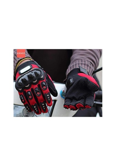 Probiker Pro-biker Mevsimlik Korumalı Eldiven Standart Beden Kırmızı - 51802277 Kırmızı