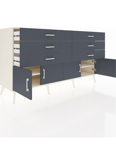 Hyperion Konsol 2 Raflı 5 Çekmeceli 3 Kapaklı 176x44x99 Aytaşı-an Aytaşı-antrasit Hyperion Konsol 2 Raflı 5 Çekmeceli 3 Kapaklı 176x44x99 Aytaşı-an Aytaşı-antrasit