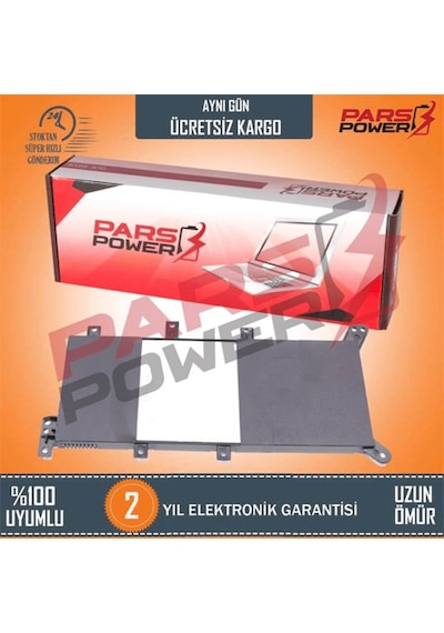 Asus Uyumlu A555Lb, F555Lb, K555Lb Notebook Batarya - Pil (Pars Power) 370308887
