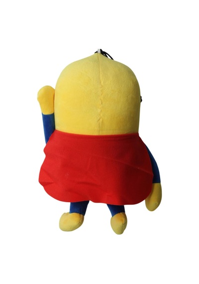Despicable Me Minions Çılgın Hırsızlar Superman Versiyon Peluş Oyuncak Uyku & Oyun Arkadaşı 30 Cm. Kırmızı