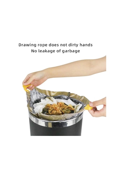 10 Paket Büyük Boy 65x70 Lavanta Kokulu Büzgülü Çöp Poşeti 100 Adet Çöp Torbası 60 Litre