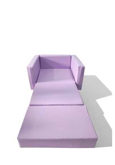 Katlanır Yer Yatağı - Çocuk Koltuğu - Bebek Yatağı 0-5 Yaş Lila